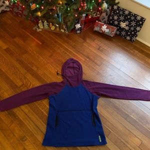 Melanzana medium micro grid hoodie